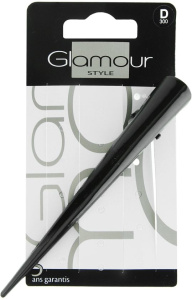 Glamour Hair Clip Narrow Minimalistic Black