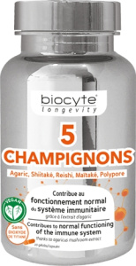 Biocyte 5 Champignons (30pcs)