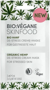 BioVegane Organic Hemp De-Stress Cream Mask (2x5mL)