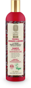 Natura Siberica Super Krasnika, Amaranth & Arginine Shampoo For Coloured Hair (400mL)