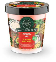 Organic Shop Body Desserts Tropical Mix Sculpting Body Scrub (450mL)