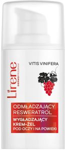 Lirene Resveratrol Rejuvenating Smoothing Cream-Gel For Eyes With 5% Vitamin Complex (15mL)