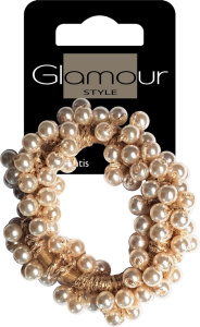 Glamour Hair Scrunchie With Pearls
