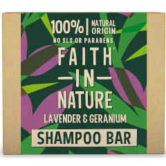 Faith in Nature Lavender & Geranium Shampoo Bar (85g)