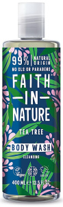Faith in Nature Tea Tree Cleansing Shower Gel/Foam Bath (400mL)