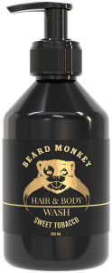 Beard Monkey Hair & Body Wash Sweet Tobacco (250mL)