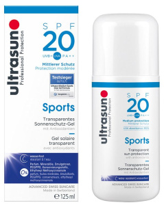 Ultrasun Sun Protection Fluid Sports SPF20 (125mL)