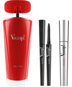 Pupa Vamp! Gift Set Red EDP (100mL) + Mascara (9mL) Eye Pencil (0,35g)