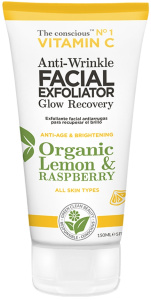 Biovène The Conscious Vitamin C Anti-wrinkle Facial Exfoliator Organic Lemon & Raspberry (150mL)