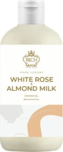 RICH Pure Luxury White Rose & Almond Milk Shower Gel (280mL)