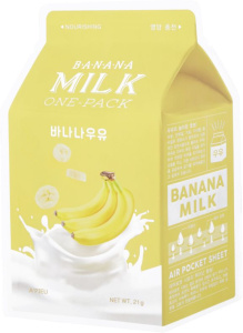 A'pieu One-Pack Face Mask (21g) Banana Milk