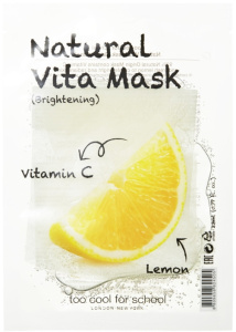 Too Cool for School Natural Vita Mask Brightening C/Lemon (1pc)