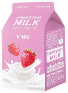 A'pieu One-Pack Face Mask (21g) Strawberry Milk