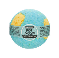 Beauty Jar Blue Lagoon Bath Bomb With Pieces Of Cacao Butter (150g)