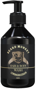 Beard Monkey Hair & Body Wash Lemongrass
