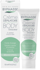 Byphasse Hair Removal Cream Aloe Vera (125mL)