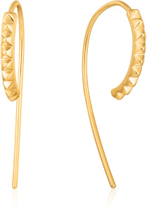 Ania Haie Gold Spike Solid Drop Earrings