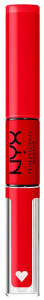 NYX Professional Makeup Shine Loud Pro Pigment Lip Shine (3.4mL) Rebel in Red