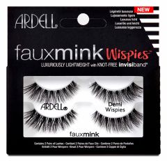 Ardell Faux Mink Demi Wispies Eyelashes Knot-Free Twin Pack