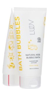 LUUV Vanilla Natural Kids Bubble Bath (200mL)