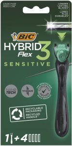BIC Flex 3 Hybrid Sensitive Razor + 4 Blades