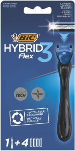 BIC Flex 3 Hybrid Razor + 4 Blades