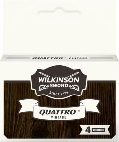 Wilkinson Sword Quattro Titanium Vintage Blades (4pcs)