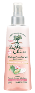 Le Petit Olivier No Rinse Hair Detangler Gentle For Normal Hair Sweet Almond & Rice (150mL)