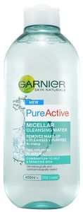 Garnier Skin Naturals Pure Active Micellar Cleansing Water (400mL) Combination To Oily and Sensitive Skin