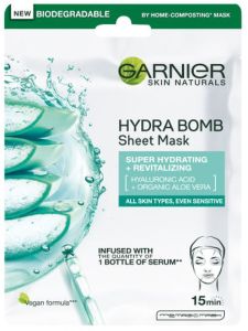 Garnier Skin Naturals Hyaluronic Aloe Face Mask With Aloe And Hyaluronic Acid (28g)