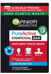 Garnier Pure Active Charcoal Bar Anti-spot Solid Wash (100g)