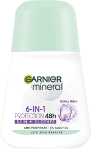 Garnier Mineral Protection Floral Fresh Roll-on Deodorant (50mL)
