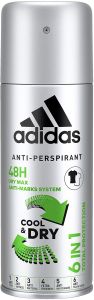 Adidas Cool & Dry 6in1 Deospray (150mL)
