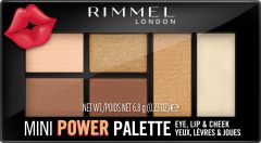 Rimmel London Mini Power Palette Lip, Cheek & Eye (6,8g) 002 Sassy