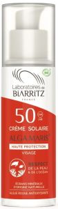 Laboratoires de Biarritz  Certified Organic SPF50 Face Sun cream (50mL)