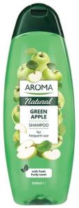 Aroma Natural Shampoo Green Apple For Frequent Use (500mL)