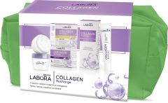 Aroma Labora Collagen Recharge Face Set With Cosmetic Bag