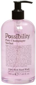 Possibility Ultra Rich Hand Wash Pink Champagne Sorbet (500mL)