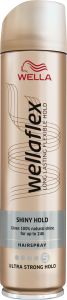 Wella Wellaflex Shiny Hold Ultra Strong Hold Hairspray (250mL)