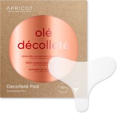 Apricot Décolleté Pad With Hyaluron Reusable 30x