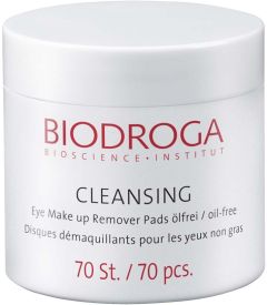Biodroga Cleansing Eye Make Up Remover Pads Oilfree (70pcs)