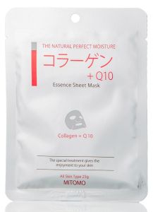 Mitomo Essence Mask with Collagen and Q10 (25g)