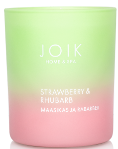 Joik Home & Spa Vegetable Wax Candle Strawberry & Rhubarb (150g)