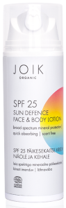 JOIK Organic Sun Defence Face and Body Lotion SPF 25 COS NAT (150mL) 