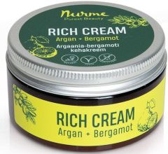 Nurme Rich Cream Argan + Bergamot (100mL)