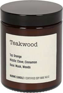 Nurme Candle Teakwood (145g)