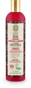 Natura Siberica Super Krasnika, Amaranth & Arginine Shampoo For Coloured Hair (400mL)
