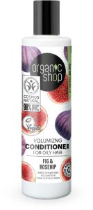 Organic Shop Volumizing Conditioner For Oily Hair Fig & Rosehip (280mL)
