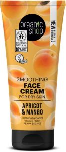 Organic Shop Smoothing Face Cream Apricot & Mango For Dry Skin (50mL)