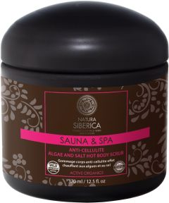 Natura Siberica Sauna & Spa Anti-cellulite Algae and Salt Hot Body Scrub (370mL)